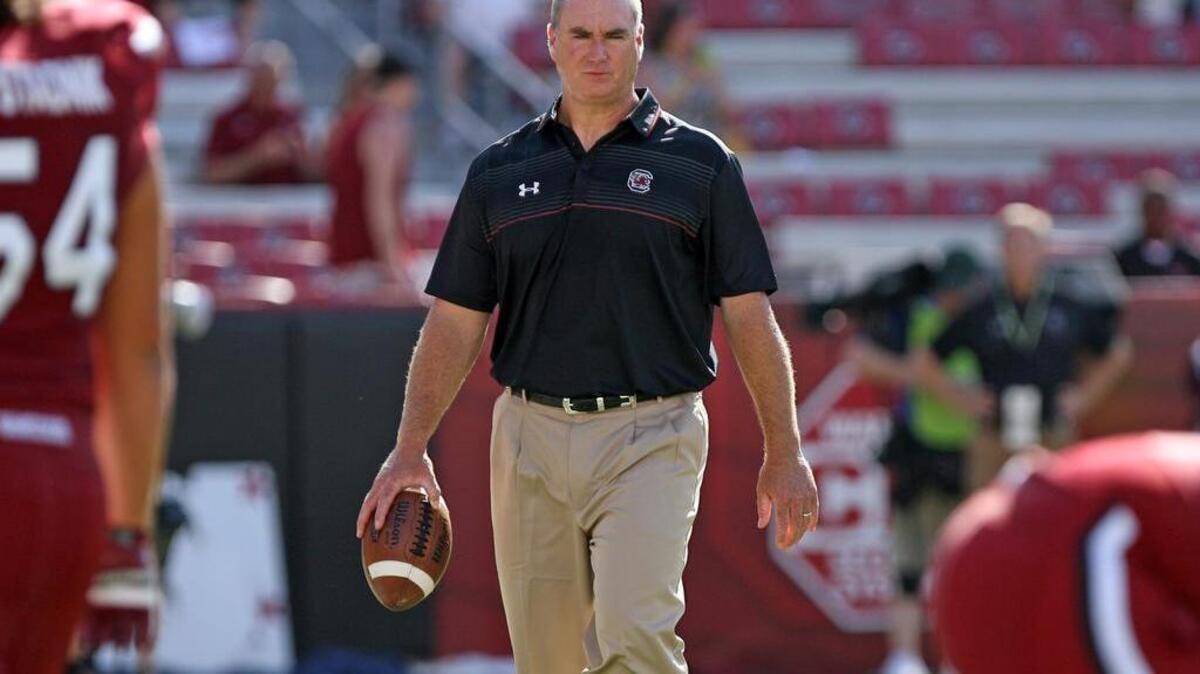 
Shawn Elliott is 0-0 as South Carolina’s head football coach.
