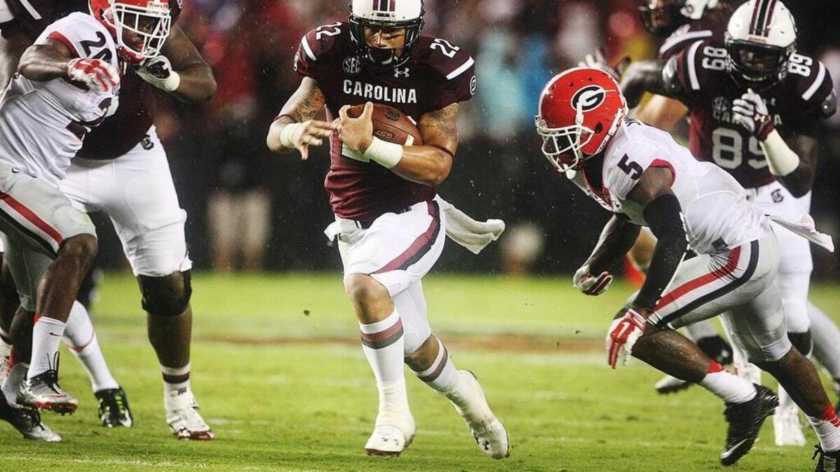 
Brandon Wilds (22) and the Gamecocks play at Georgia this season.

