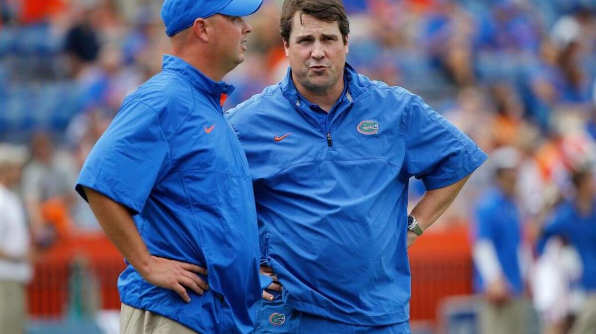 Will Muschamp and Kurt Roper in their Florida days