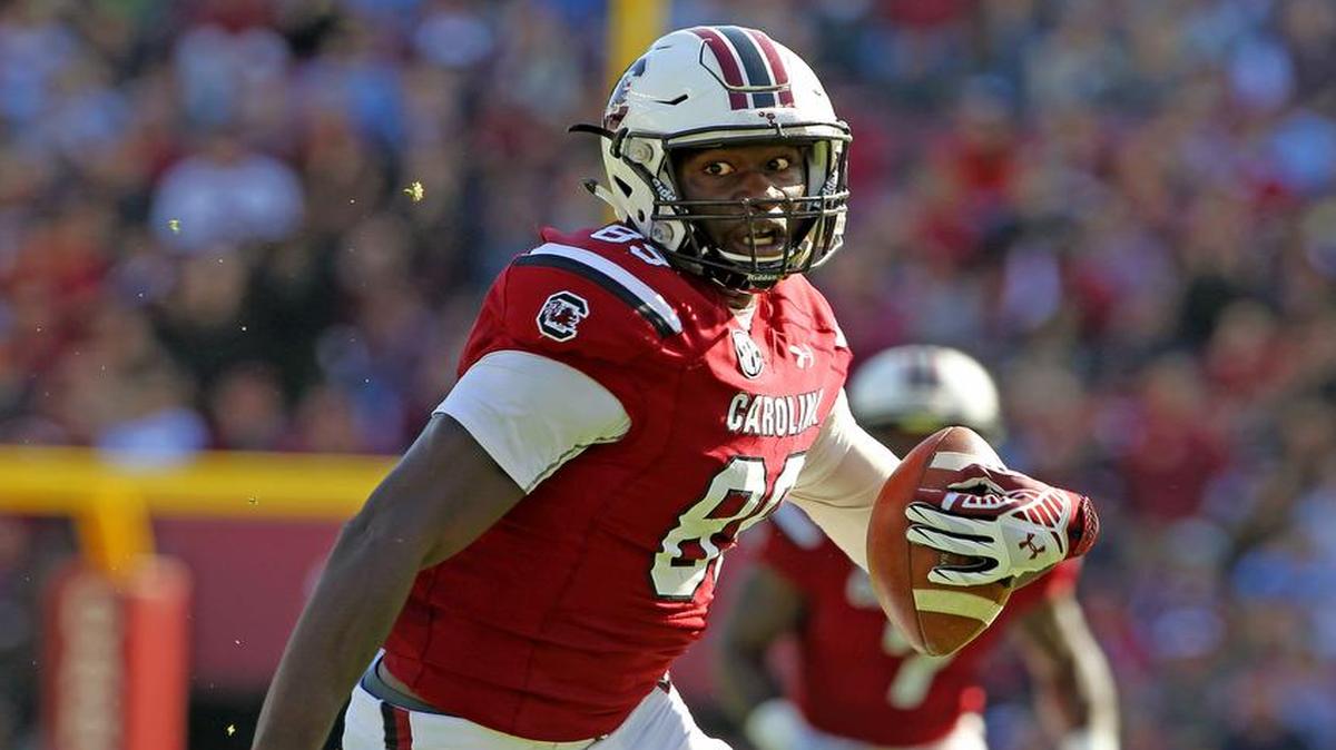 South Carolina tight end Jerell Adams will have to wait until Saturday to hear his named called in the NFL Draft.