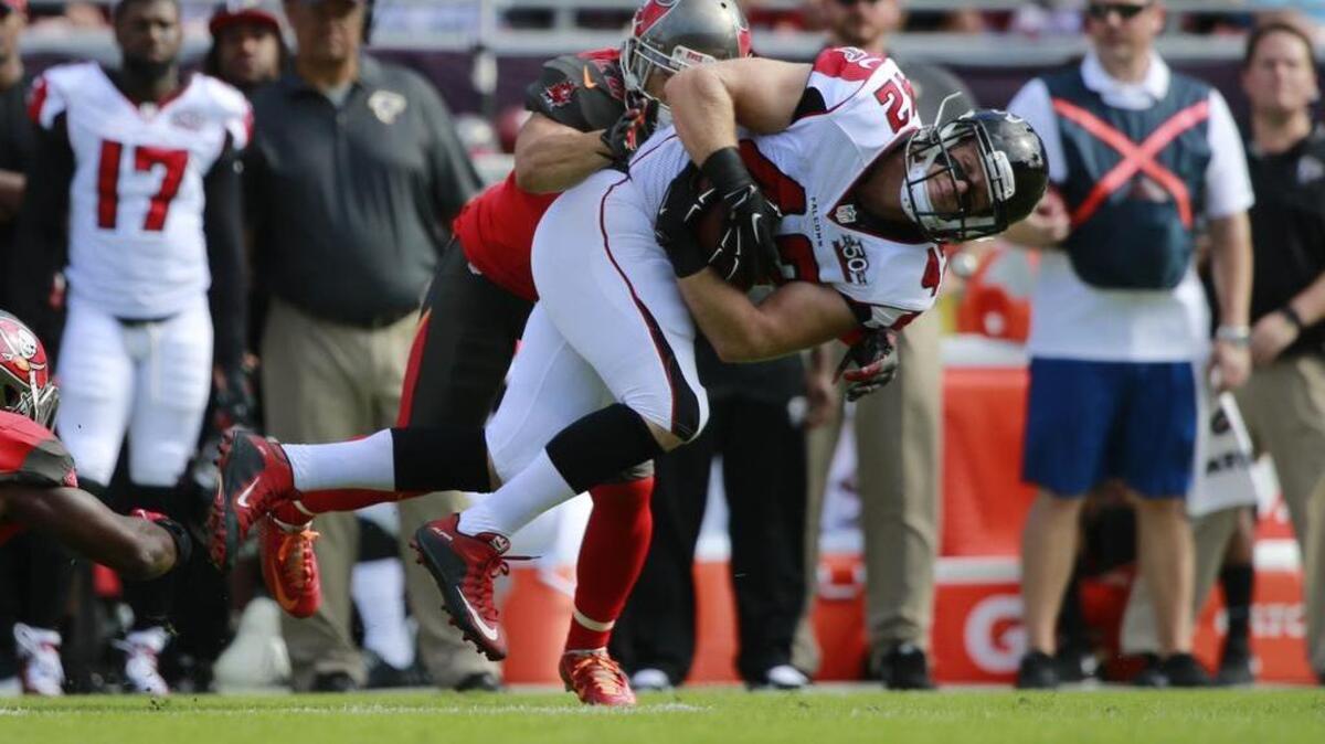 Atlanta Falcons fullback Patrick DiMarco (42)