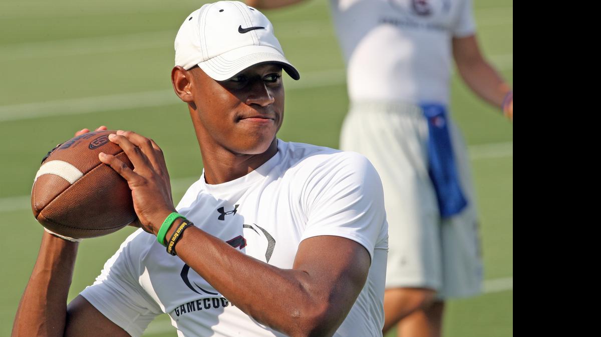 
South Carolina freshman quarterback Lorenzo Nunez has enrolled and is on campus for summer workouts.
