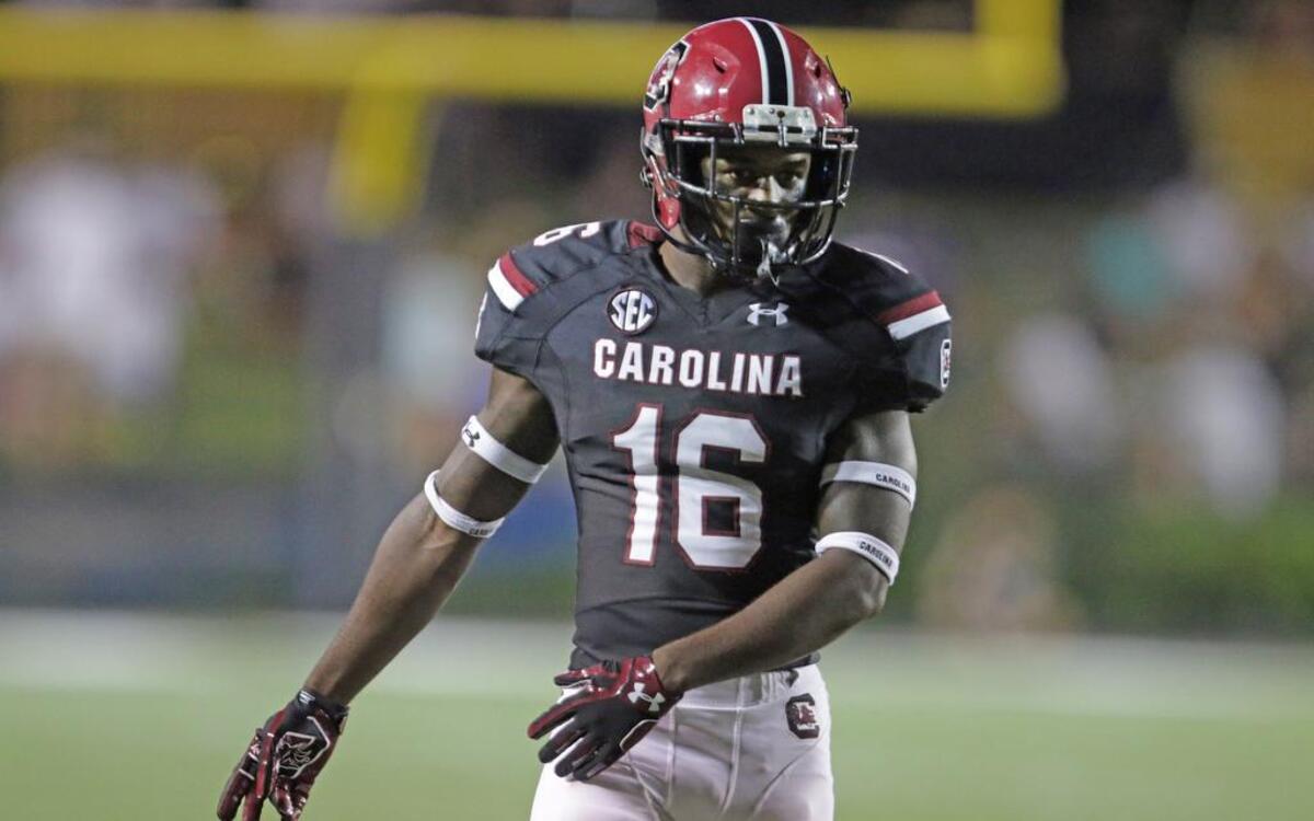 South Carolina defensive back Rashad Fenton