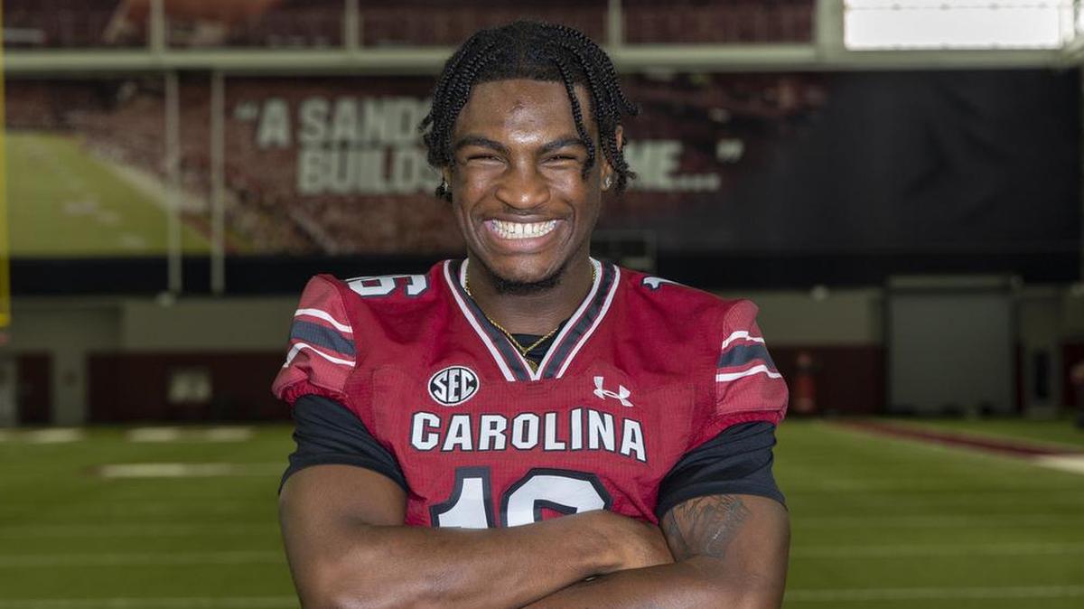 Corey Rucker during South Carolina’s media day in August.