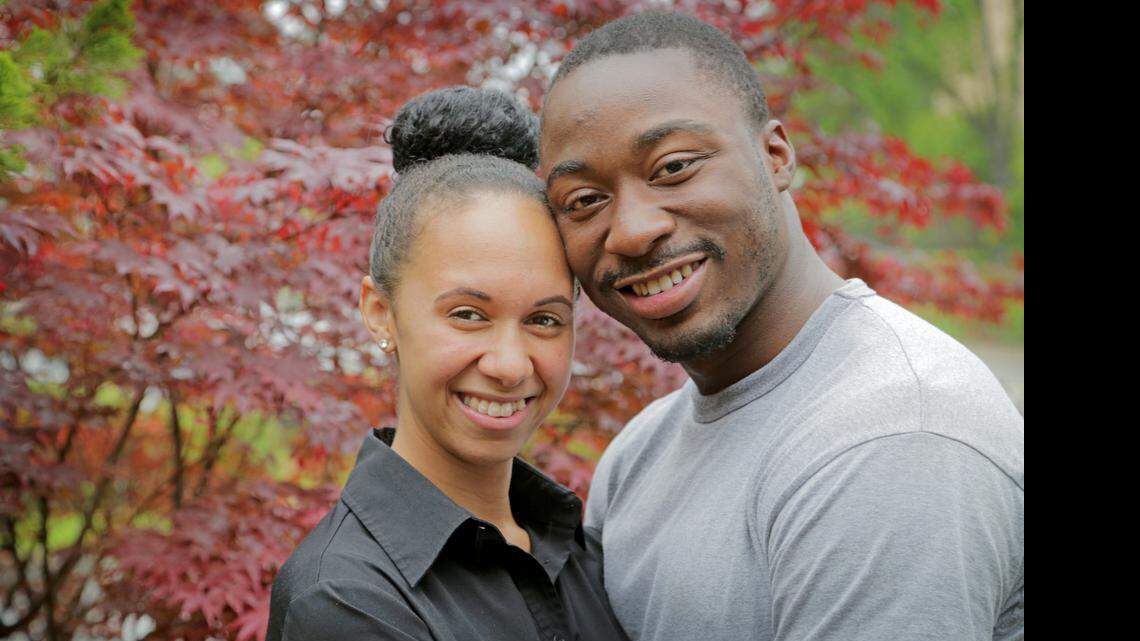 
Marcus Lattimore and his fiancee Miranda Bailey

