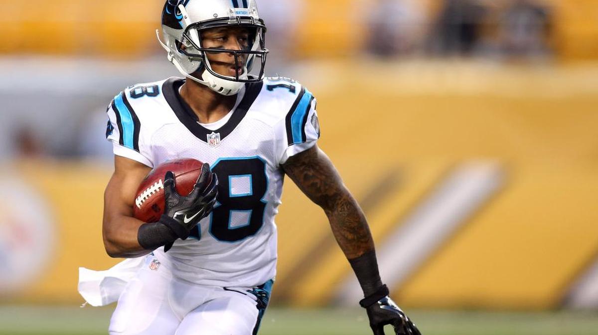 Former USC wide receiver Damiere Byrd is trying to keep his job with the Carolina Panthers.