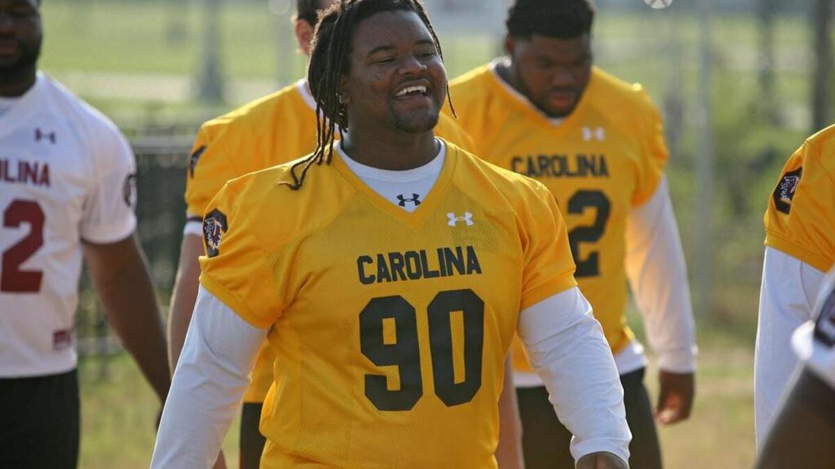 
South Carolina defensive lineman Taylor Stallworth.
