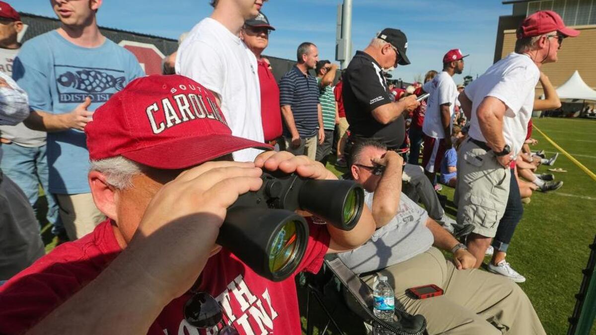 Three practices are open for the Gamecocks.