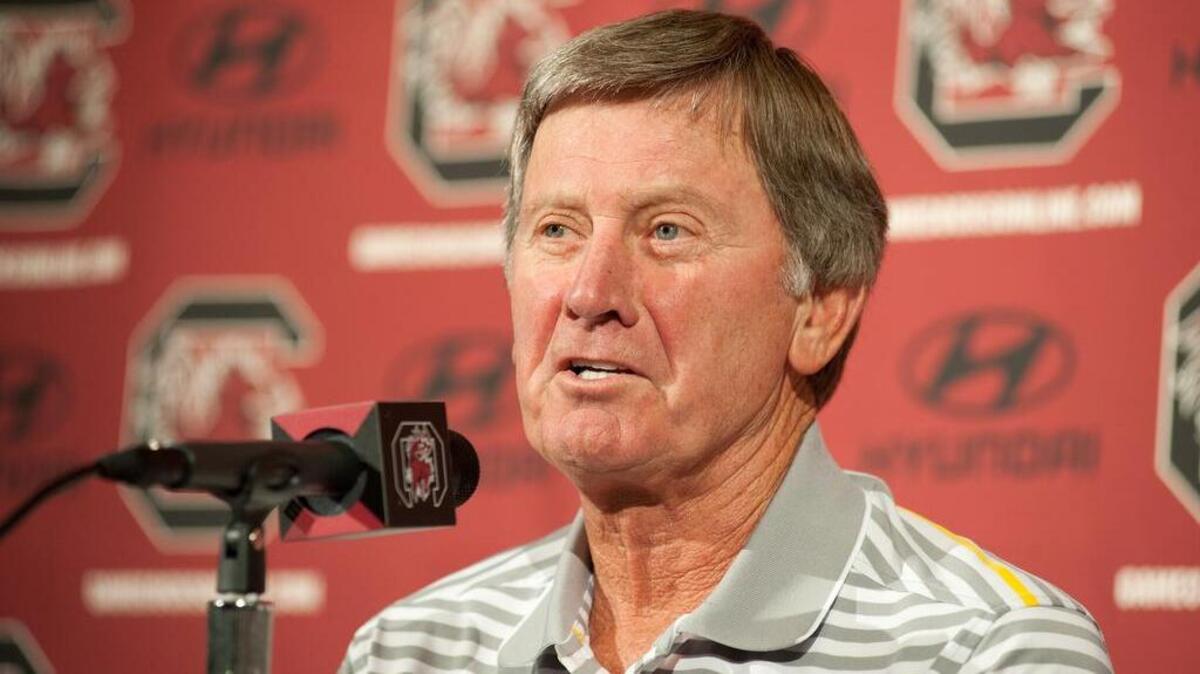 
USC head football coach Steve Spurrier
