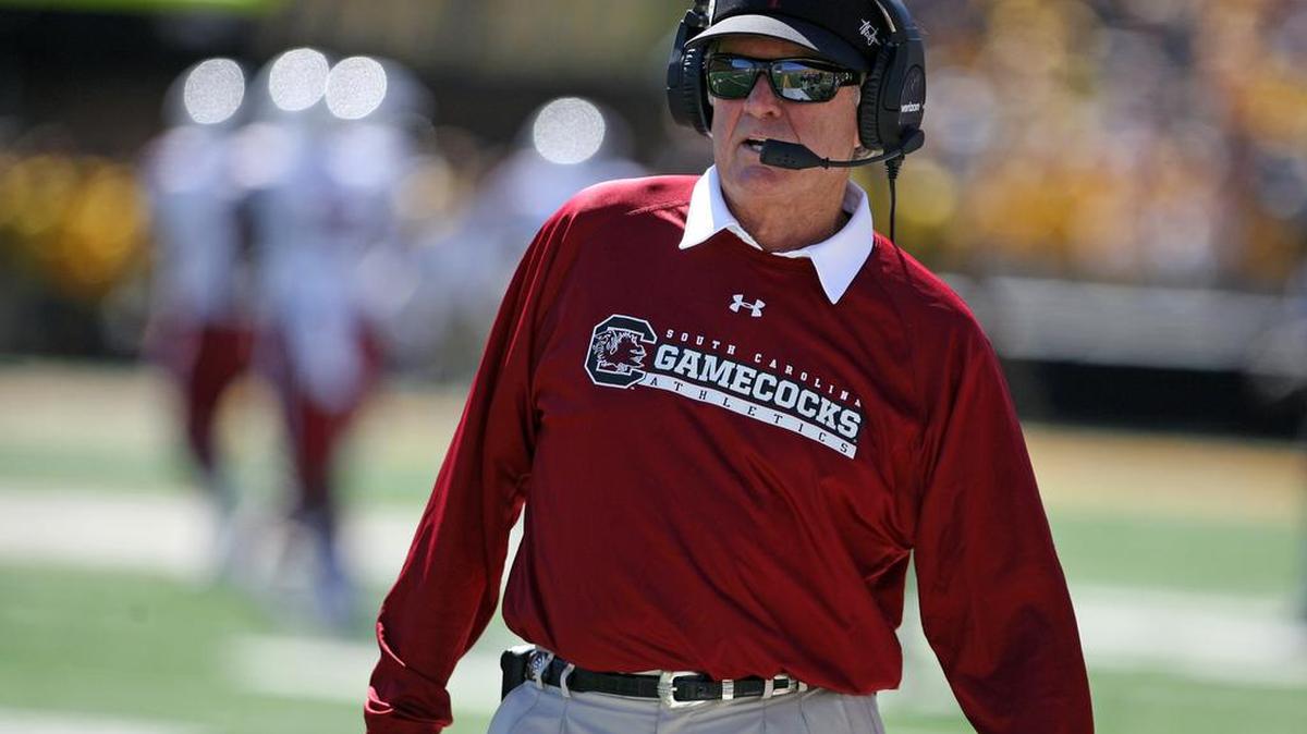 
South Carolina coach Steve Spurrier
