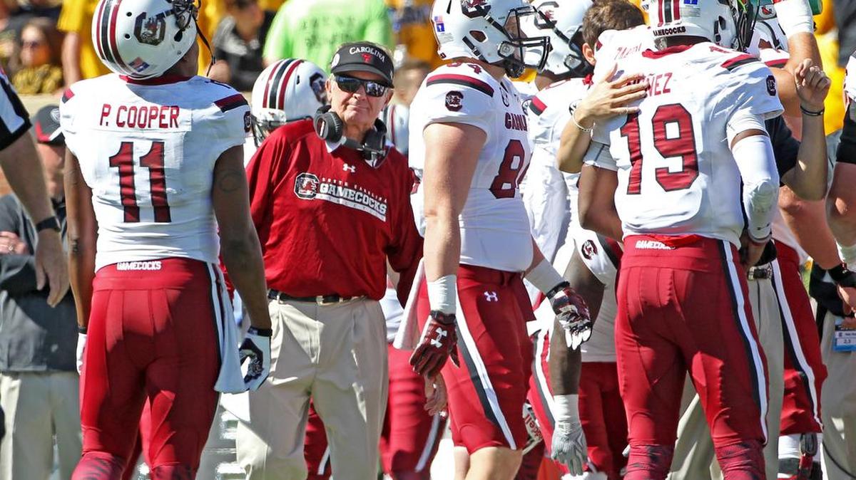 
USC head coach Steve Spurrier
