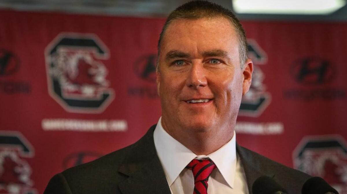 South Carolina coach Shawn Elliott