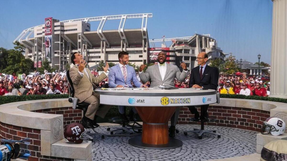 The ‘SEC Nation’ crew last visited USC for the team’s 2014 season opener against Texas A&M.