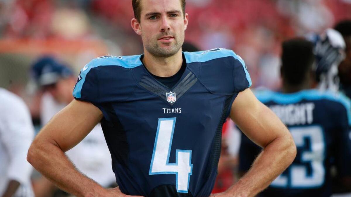 
Ryan Succop (4) is now a kicker for the Tennessee Titans
