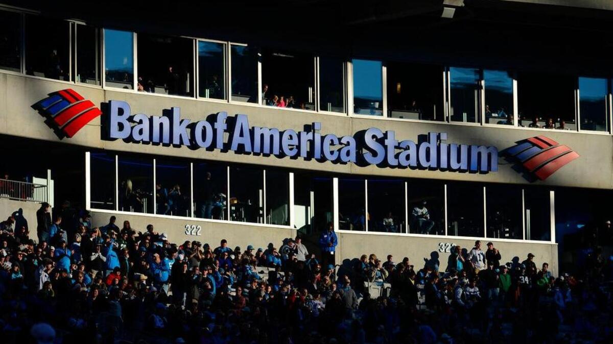 
Bank of America Stadium in Charlotte
