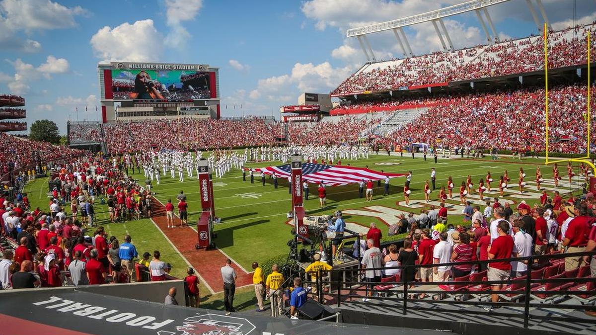 South Carolina vs. Louisiana Tech pregame at Williams-Brice Stadium this past Saturday. The Gamecocks won to improve to a 3-1 record.