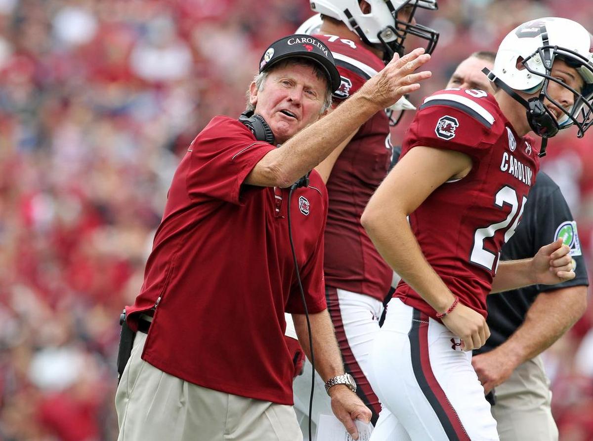 Ex-USC head football coach Steve Spurrier