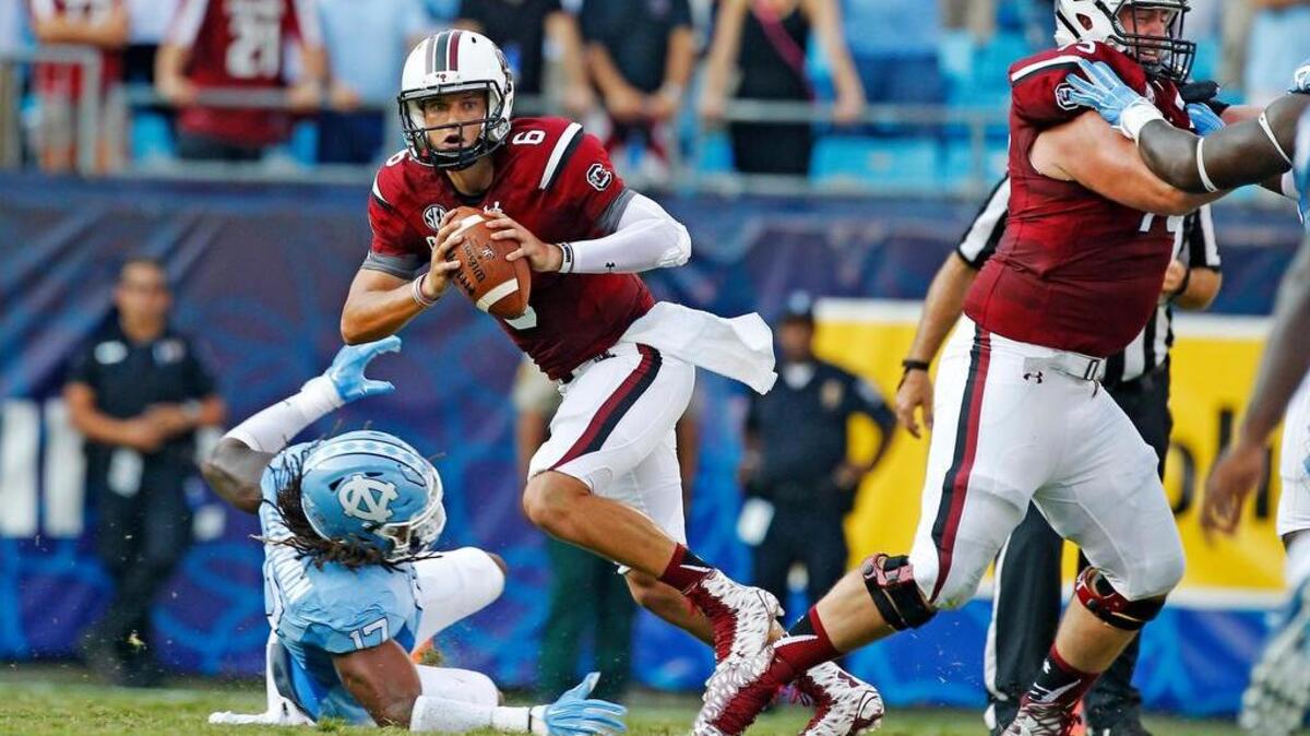 
USC quarterback Connor Mitch (hip) practiced on Tuesday.
