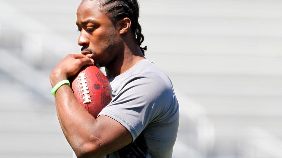 Marcus Lattimore is shown in 2013.