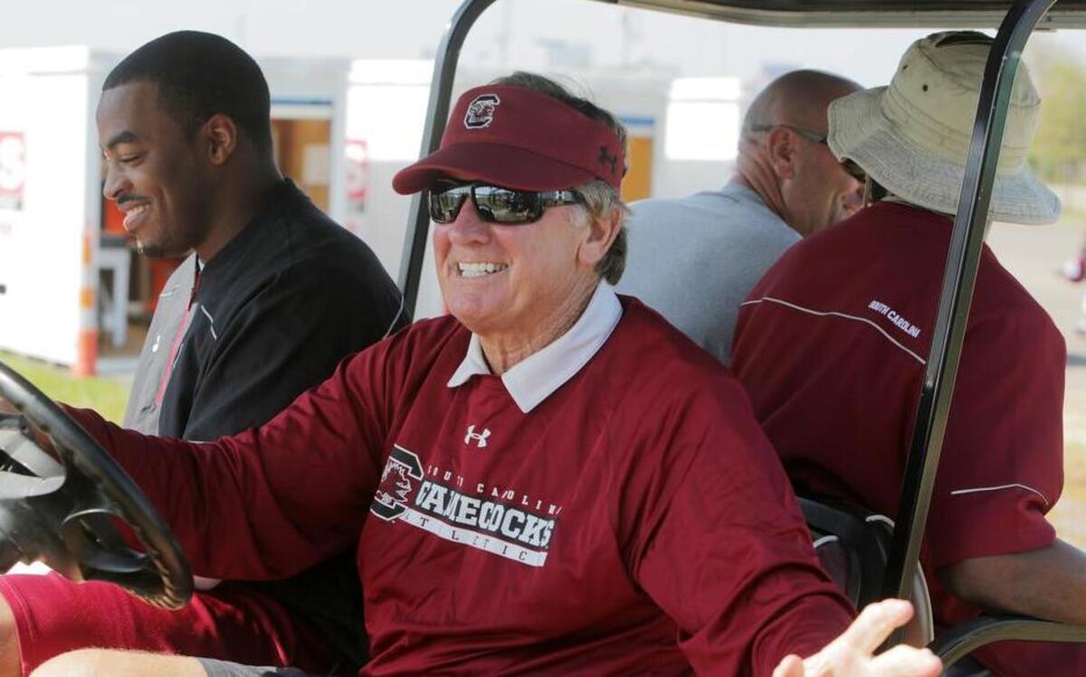 
South Carolina head football coach Steve Spurrier
