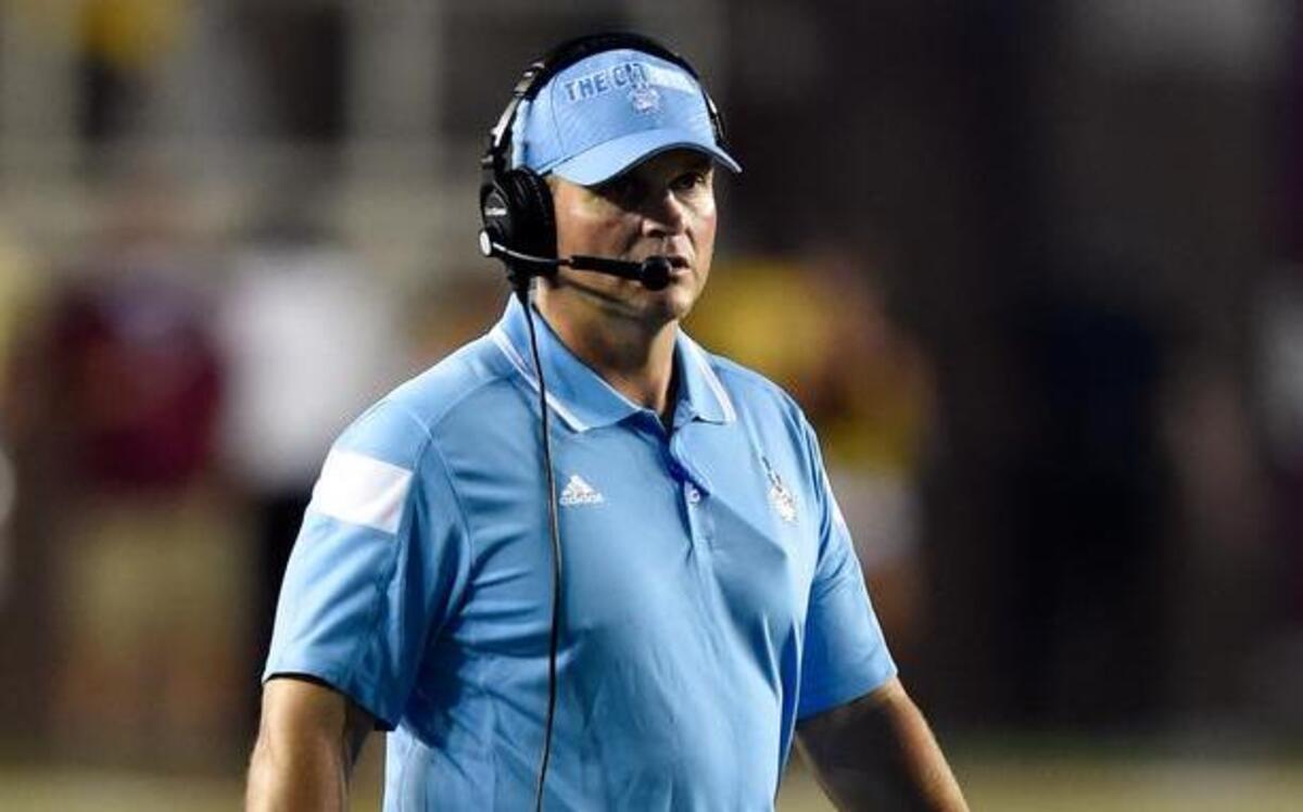 Mike Houston is in his second season as The Citadel coach.