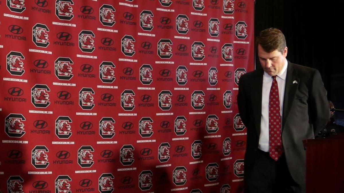 South Carolina coach Will Muschamp