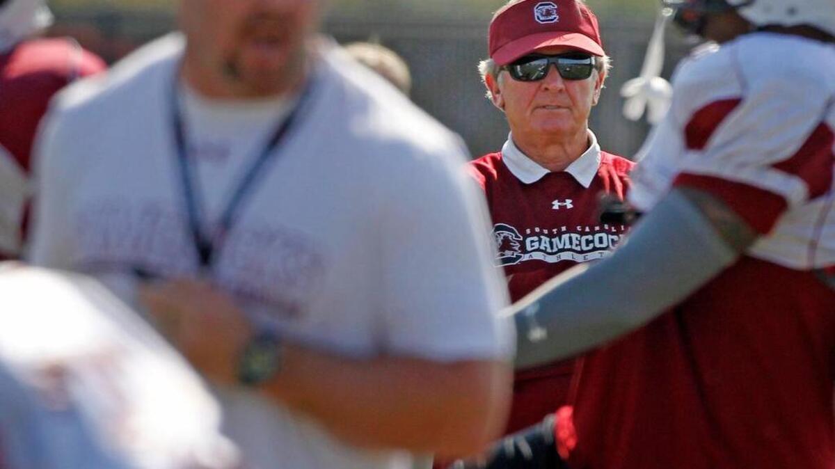 
South Carolina head football coach Steve Spurrier
