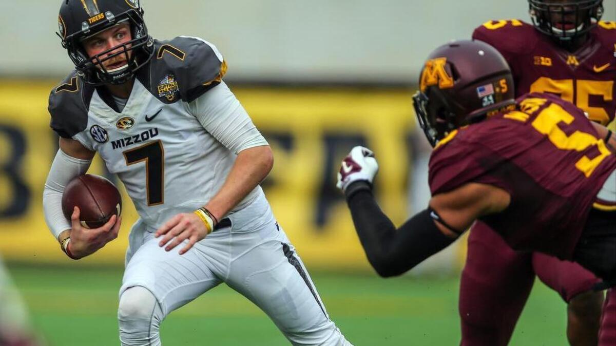 
Missouri Tigers quarterback Maty Mauk (7)
