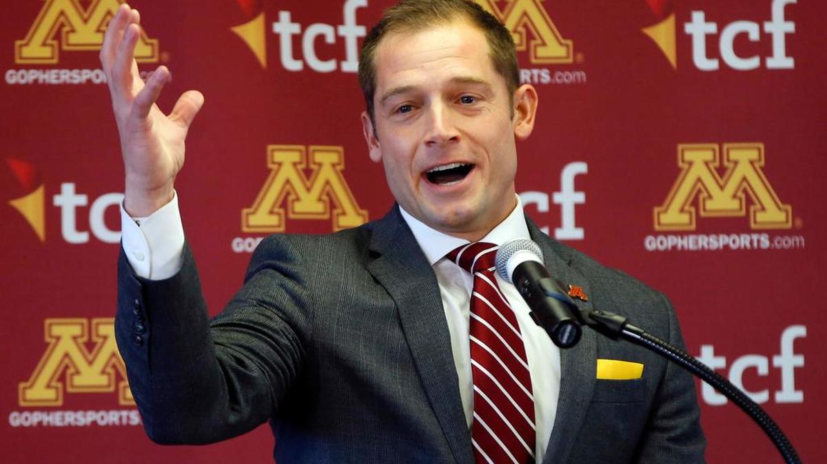 New University of Minnesota football PJ Fleck