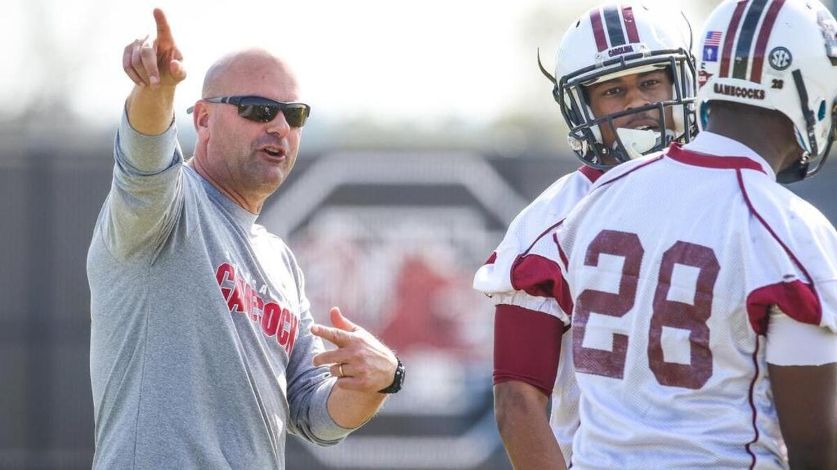 
South Carolina Co-Defensive Coordinator Jon Hoke
