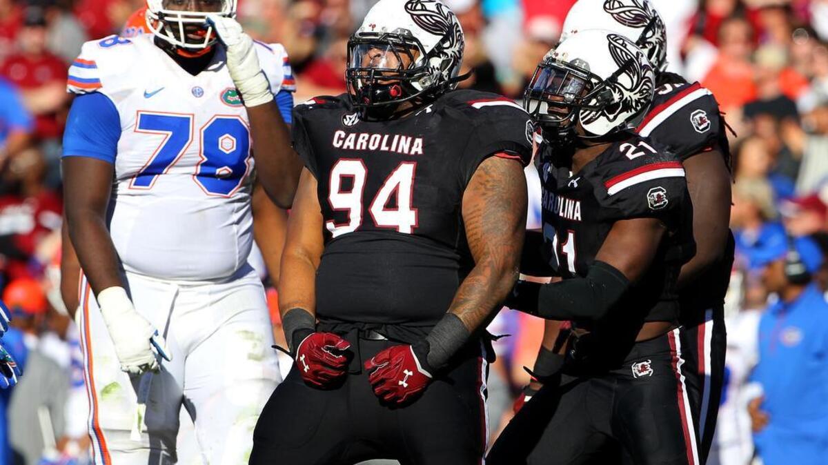 South Carolina defensive tackle Kelsey Griffin