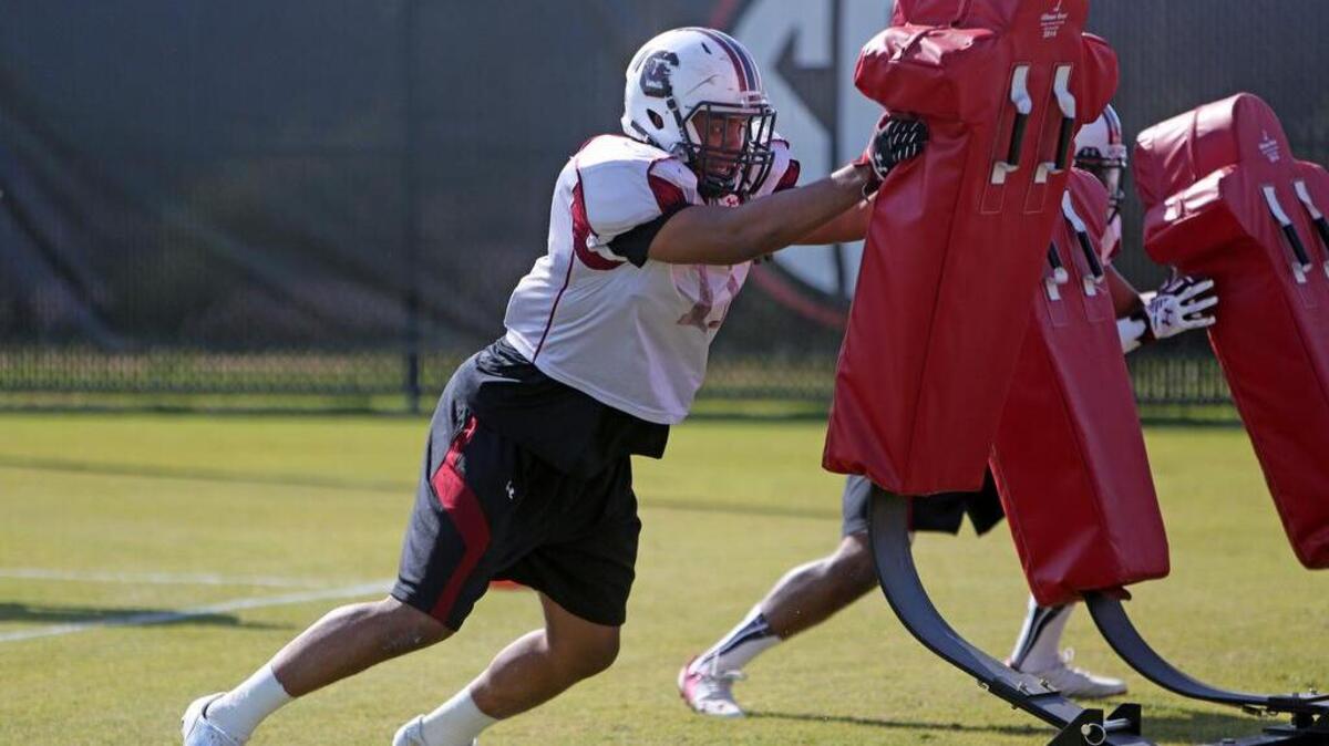 
South Carolina opens preseason camp Tuesday morning.

