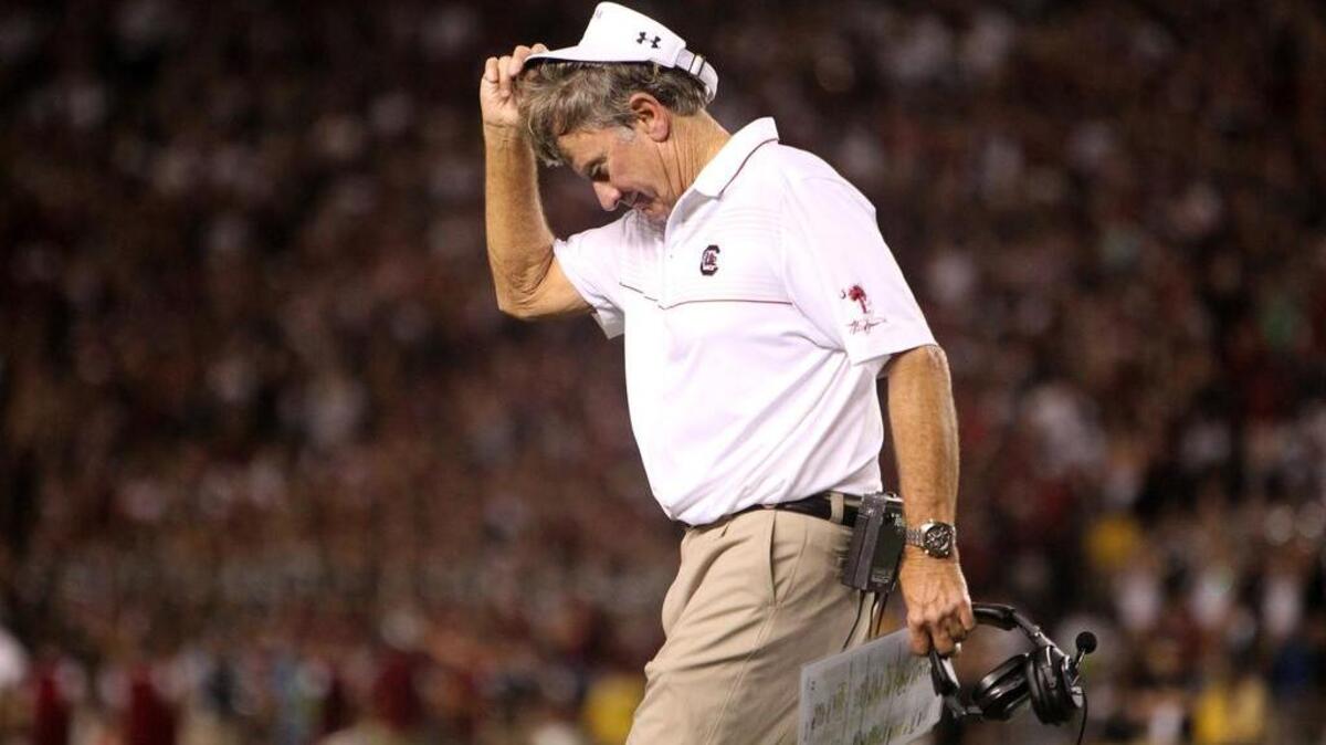 
Steve Spurrier not being on the sideline Saturday will feel weird, including for Spurrier. 
