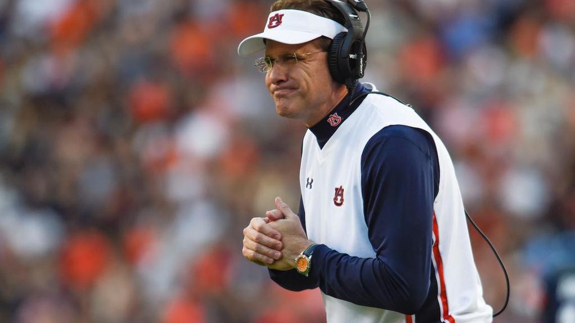 Auburn Tigers head coach Gus Malzahn