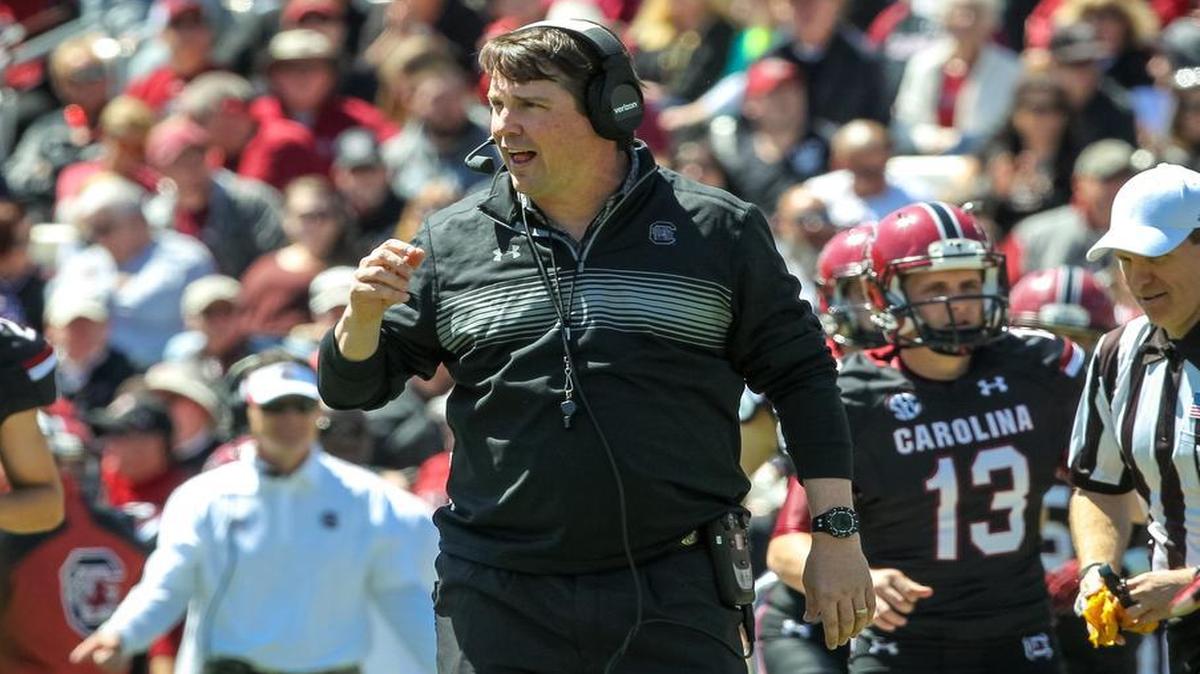 South Carolina head coach Will Muschamp