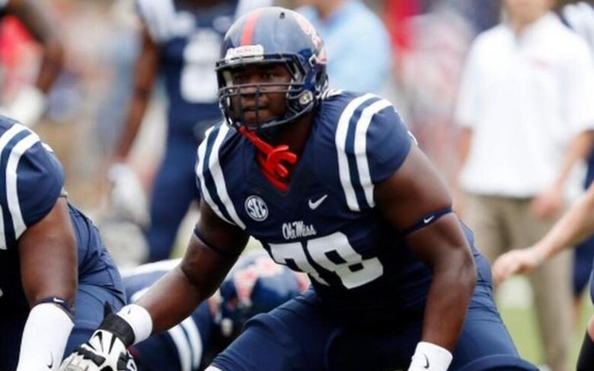 
Mississippi offensive linesman Laremy Tunsil 
