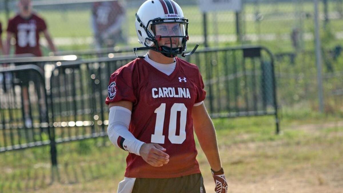 
South Carolina quarterback Perry Orth
