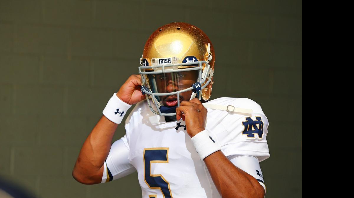 
Everett Golson while at Notre Dame

