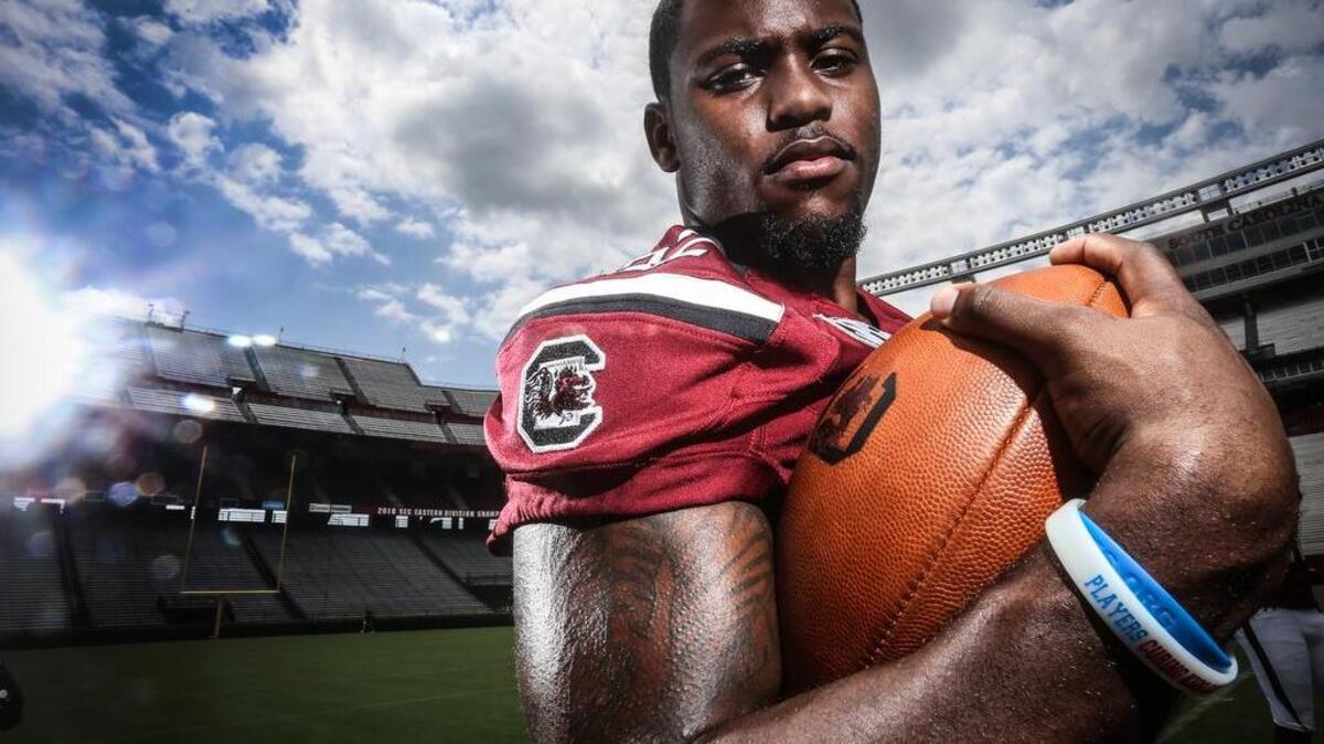 
South Carolina running back Rod Talley.
