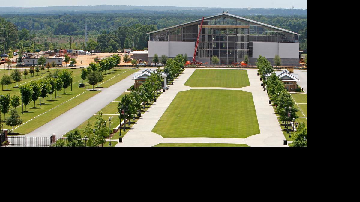 
While it is still in the planning phase, South Carolina wants to put a football operations building beside the new indoor facility (see the patch of dirt, at left). An operations building would house all football staff, weight rooms and team space in one location.
