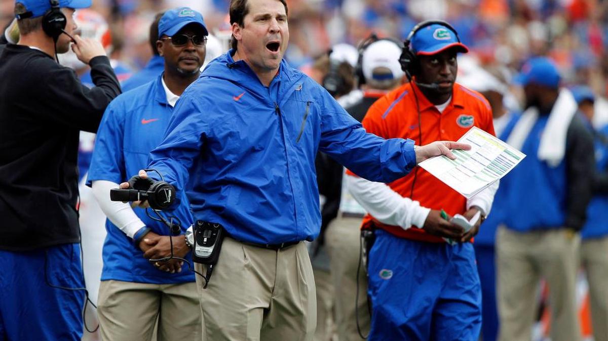 Will Muschamp coached at Florida for four seasons.