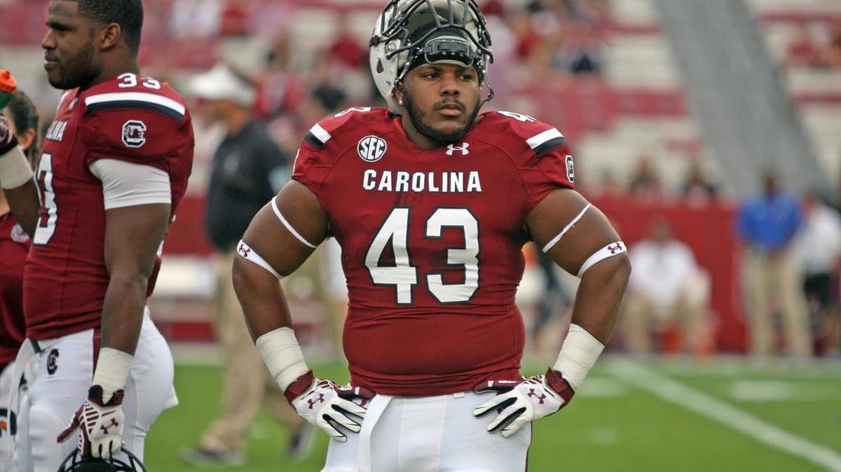 South Carolina fullback Garrison Gist has two options – play pro football or become an artist.