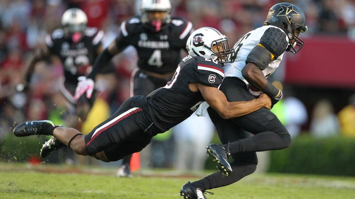 South Carolina Gamecocks facing Vanderbilt in 2015