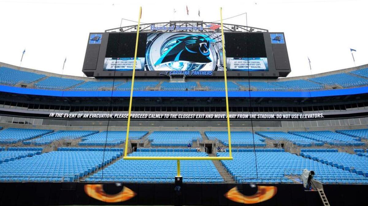 South Carolina opened the 2015 season in Bank of America Stadium in Charlotte.