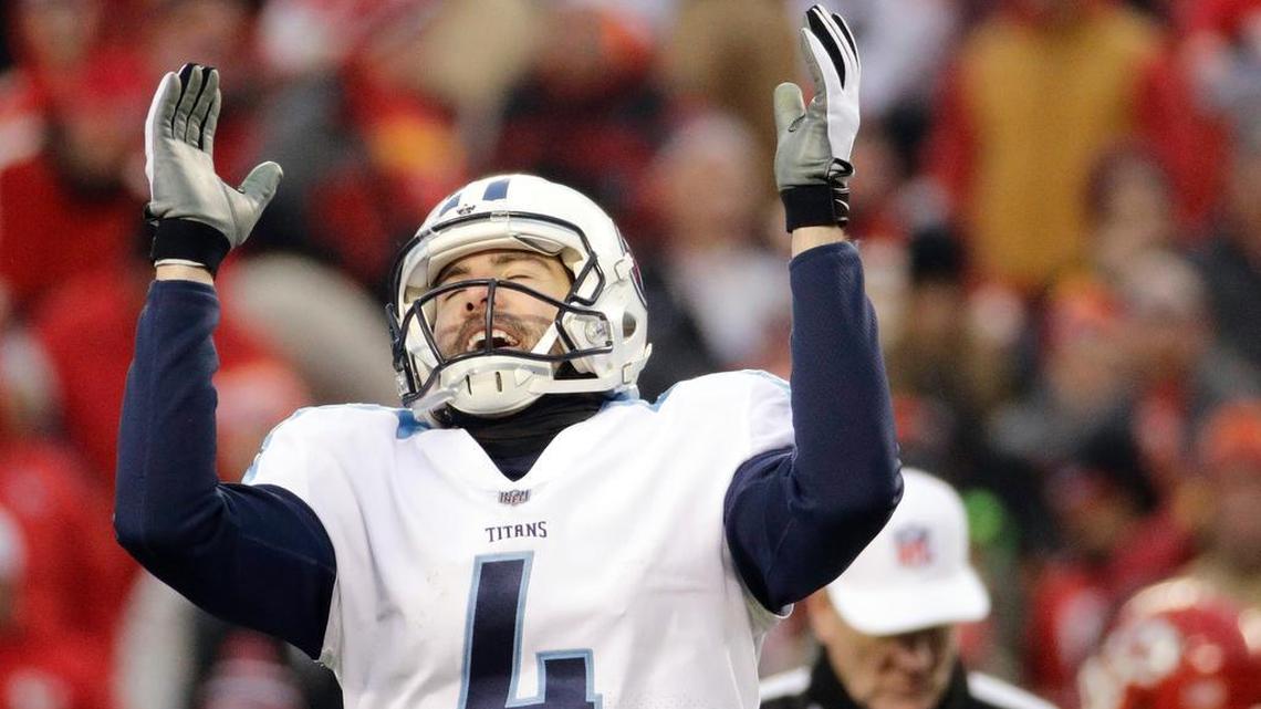 Tennessee Titans kicker Ryan Succop (4)