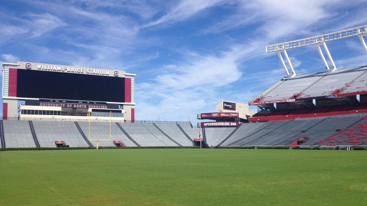 
Williams-Brice Stadium on Tuesday. 

