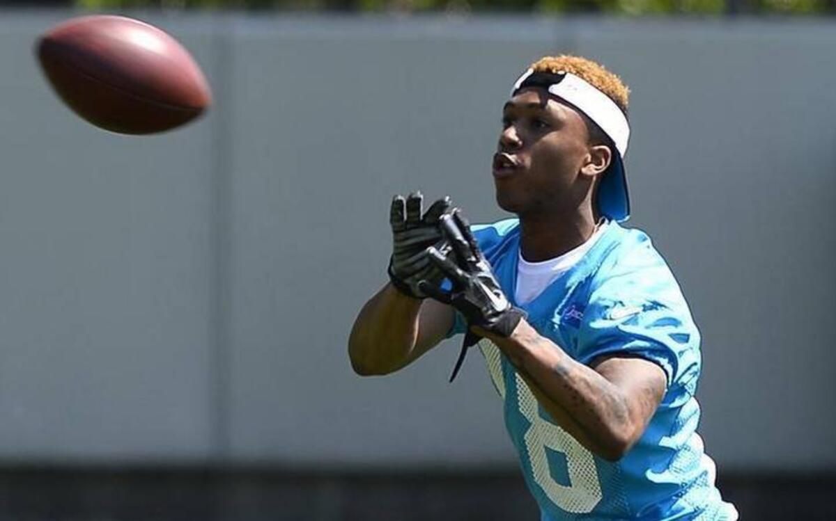 
Carolina Panthers rookie wide receiver Damiere Byrd 
