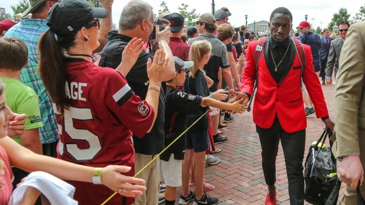 South Carolina wide receiver Deebo Samuel (1)