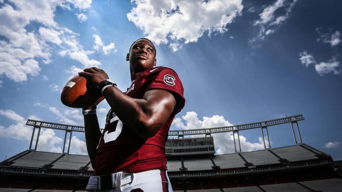 
South Carolina quarterback Lorenzo Nunez
