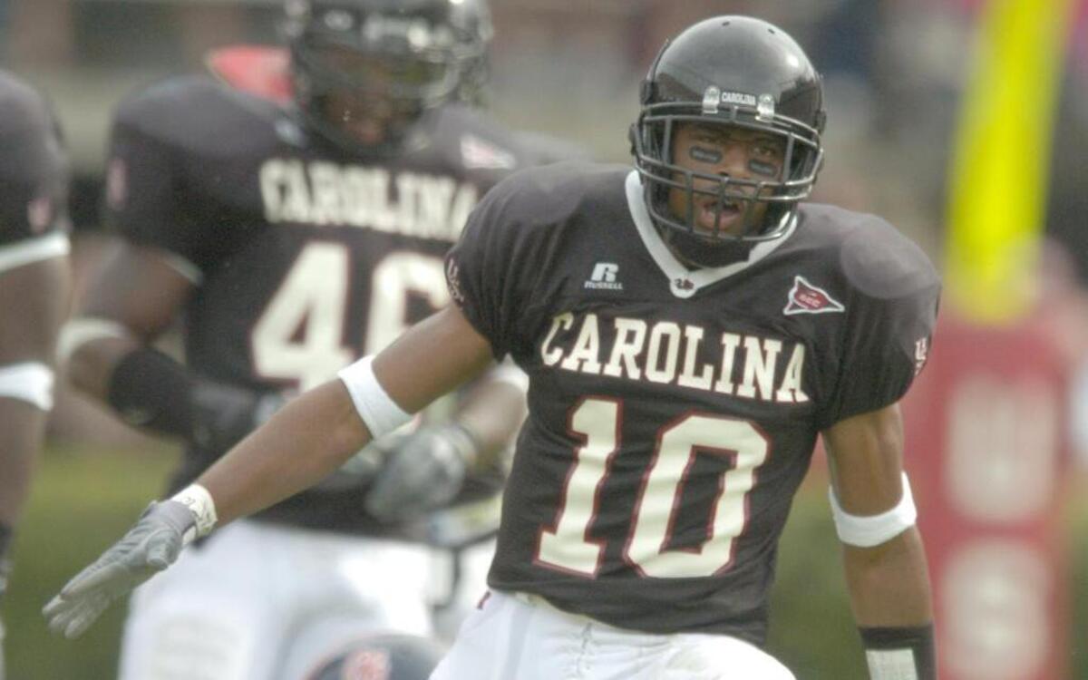 University of South Carolina safety Ko Simpson in 2004.